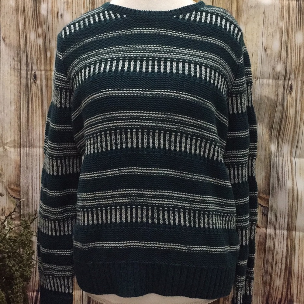 Banana republic green knit sweater